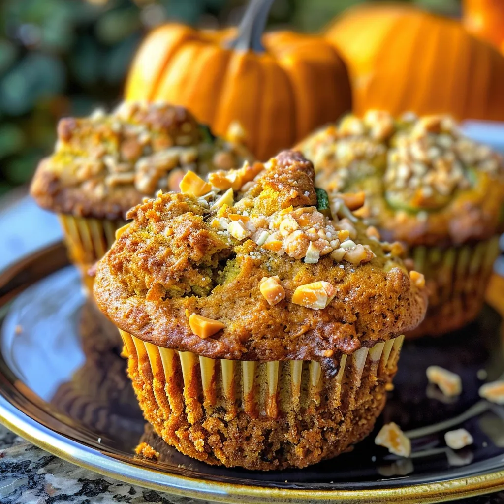 Zucchini Pumpkin Muffins