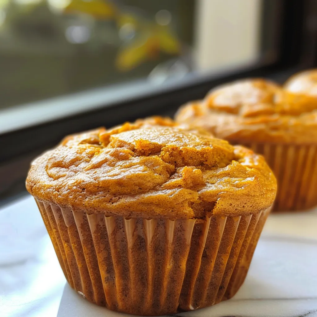 Healthy Greek Yogurt Pumpkin Muffins