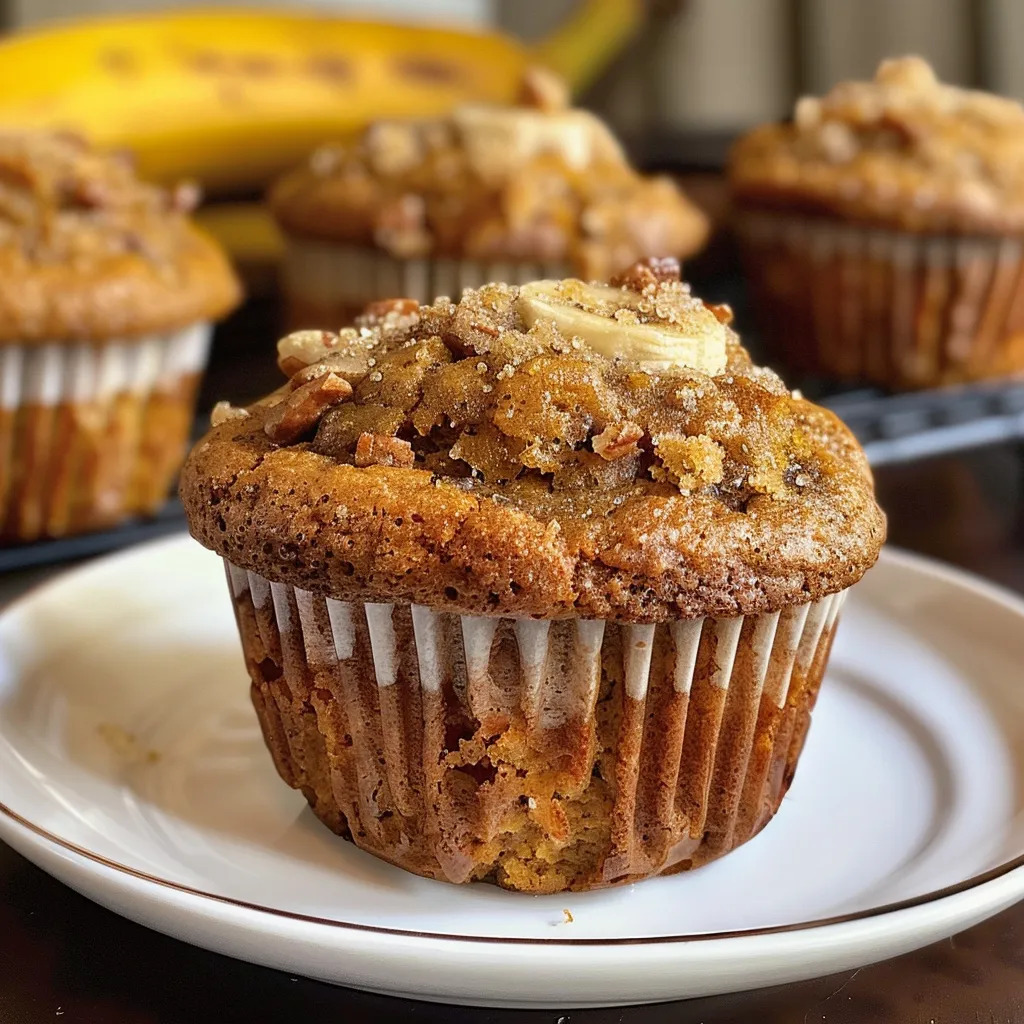Easy Pumpkin Banana Muffins