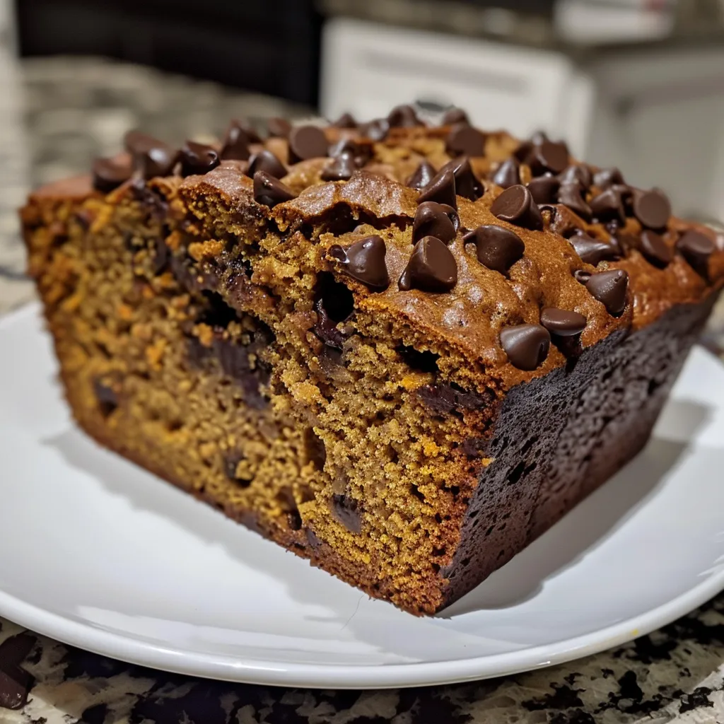 Easy Pumpkin Chocolate Chip Bread