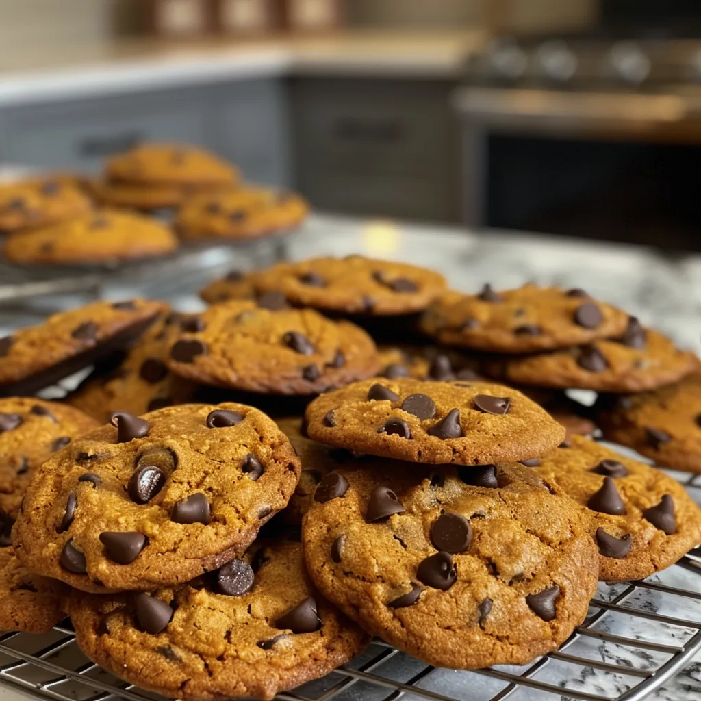 Pumpkin Chocolate Chip Cookies