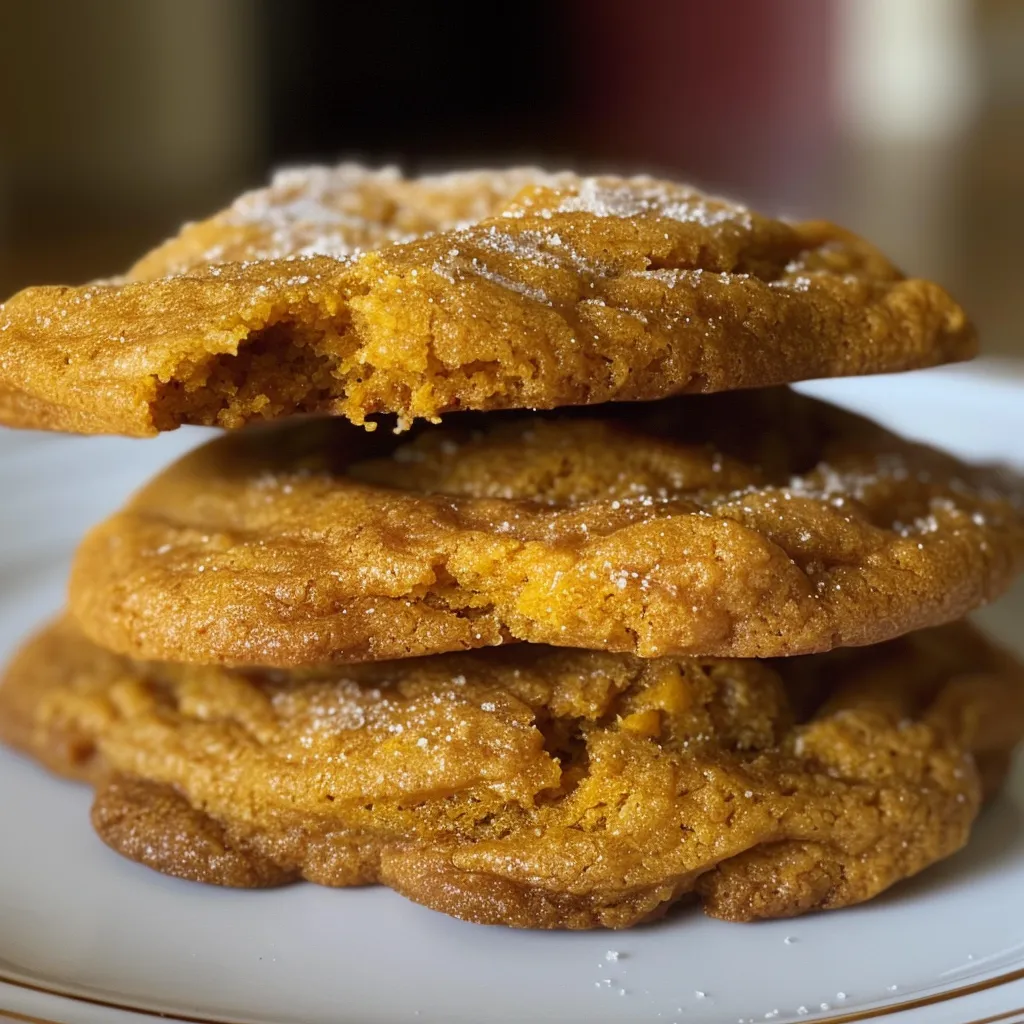 Pumpkin Cookies with Cinnamon Cream Cheese Frosting