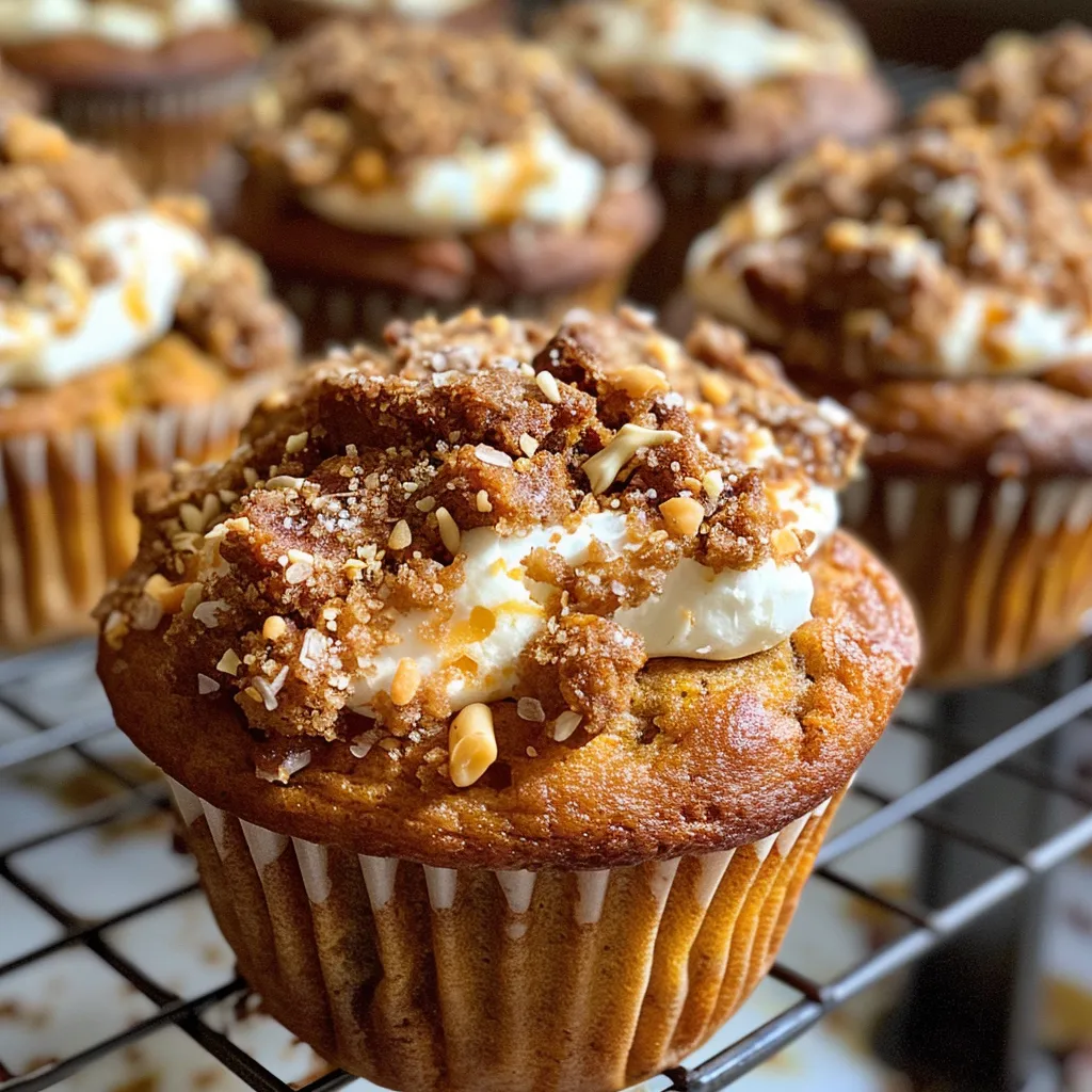 Pumpkin Cream Cheese Muffins