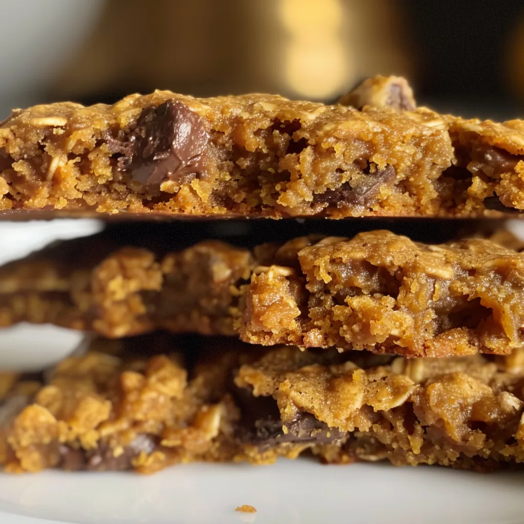 Soft & Chewy Pumpkin Chocolate Chip Oatmeal Cookies