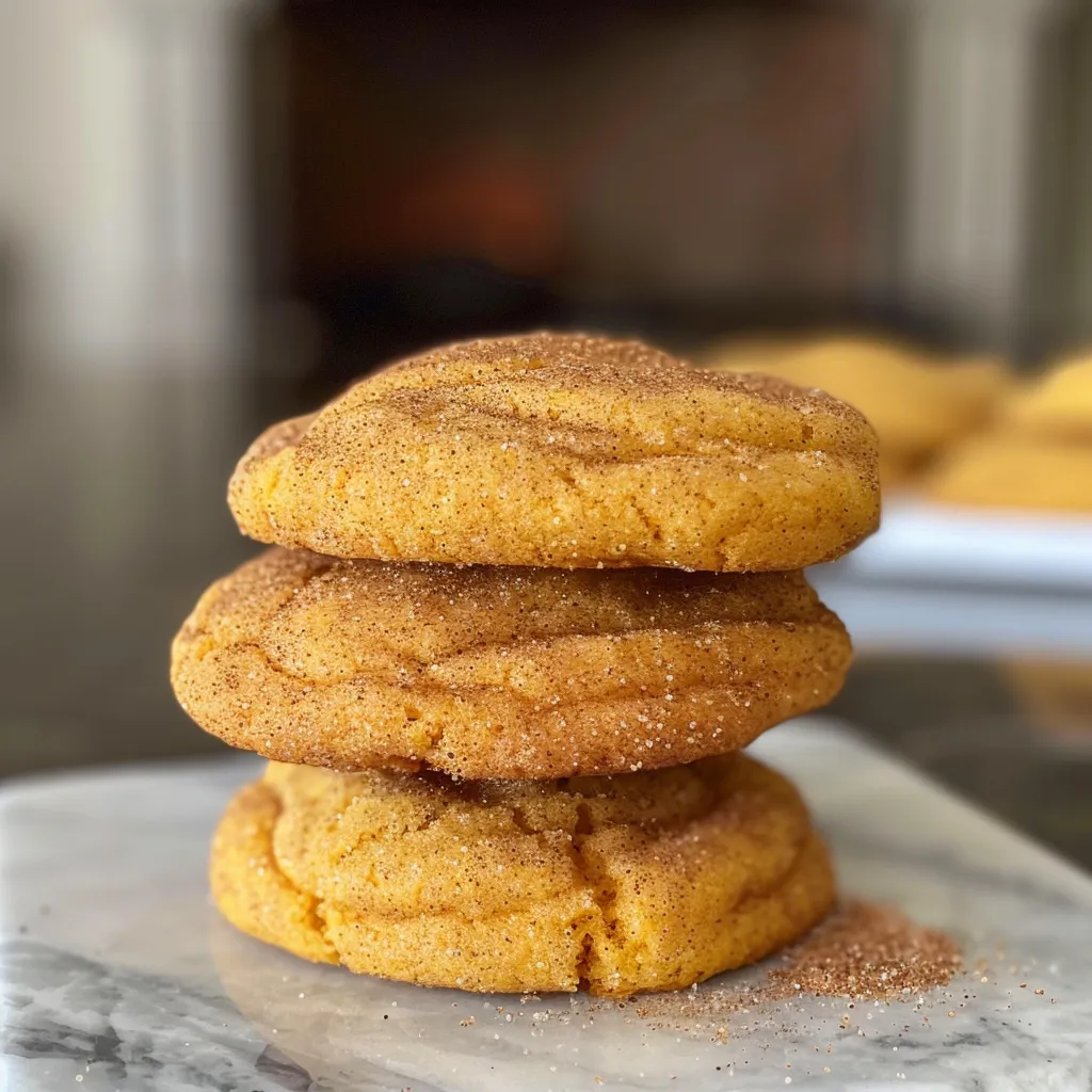 Pumpkin Snickerdoodle Cookies