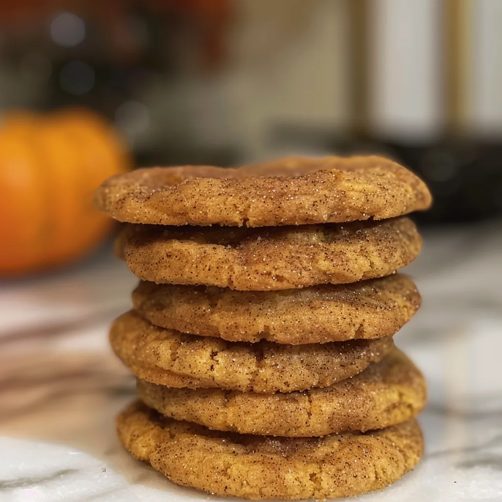 Pumpkin Snickerdoodle Cookies