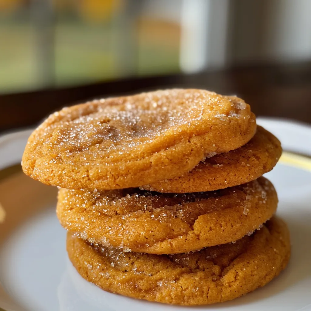 Pumpkin Sugar Cookies