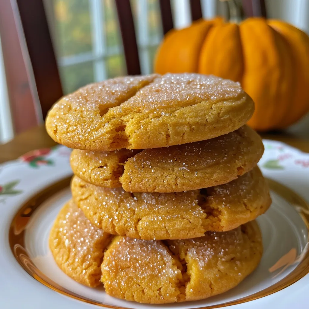 Pumpkin Sugar Cookies