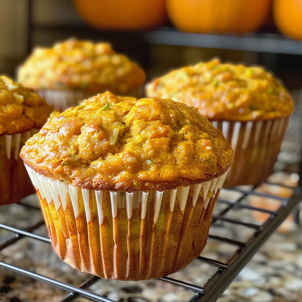 Zucchini Pumpkin Muffins