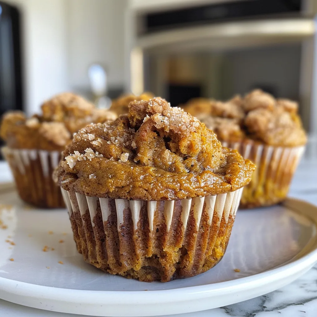 8g Protein Pumpkin Muffins - Juicy & Irresistibly Healthy