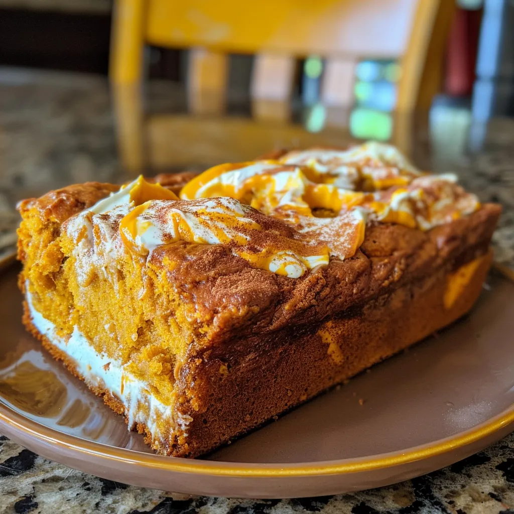 Irresistible Swirled Pumpkin Cream Cheese Bread Recipe