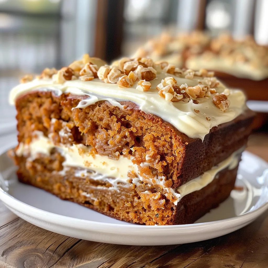 Pumpkin Bread with Cream Cheese Frosting