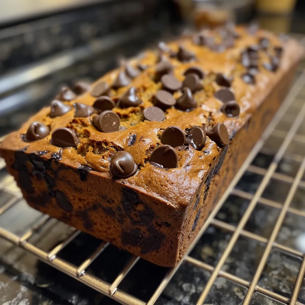 Easy Pumpkin Chocolate Chip Bread