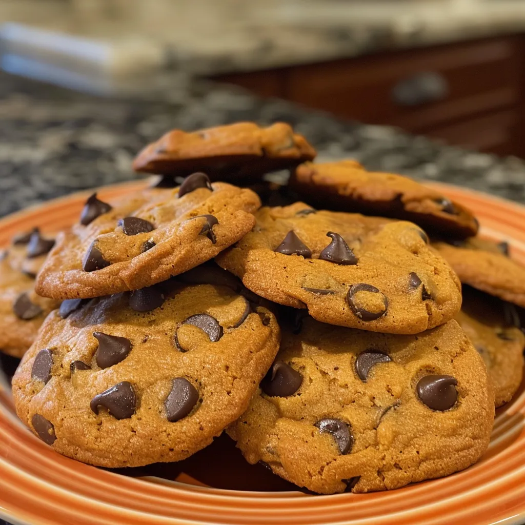 Pumpkin Chocolate Chip Cookies