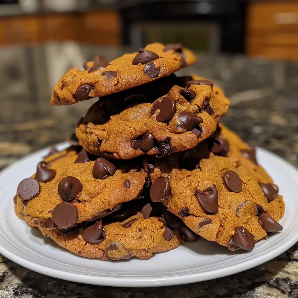 Pumpkin Chocolate Chip Cookies