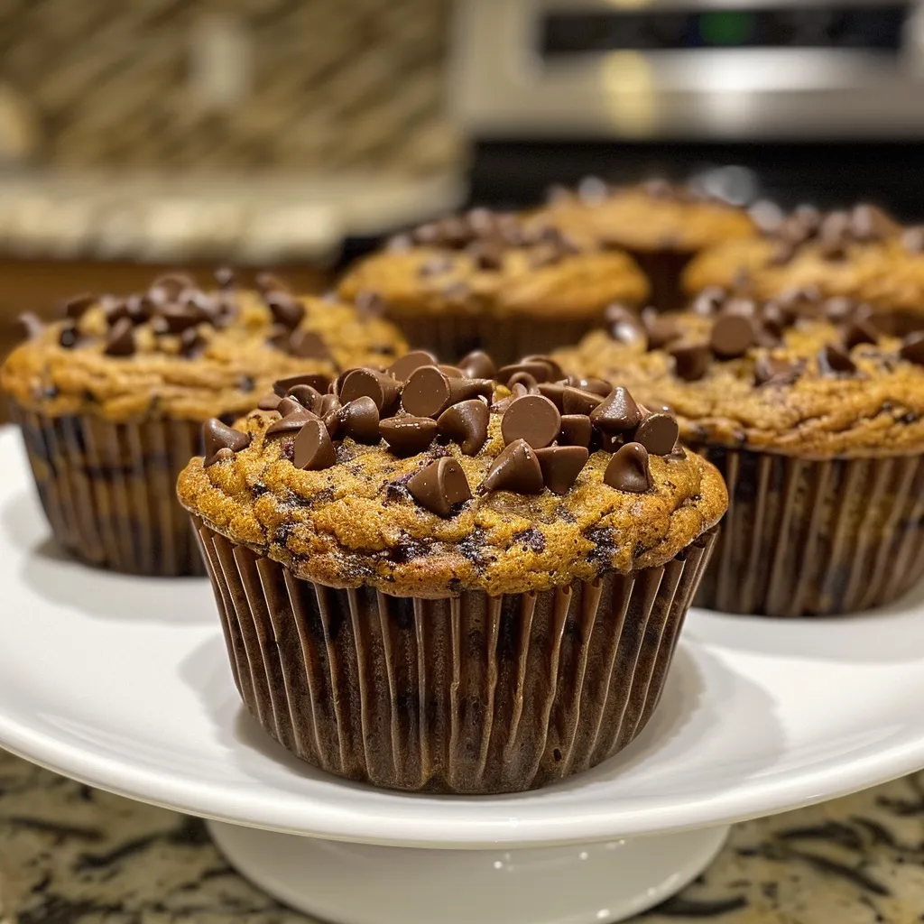 Chocolate Chip Pumpkin Muffins