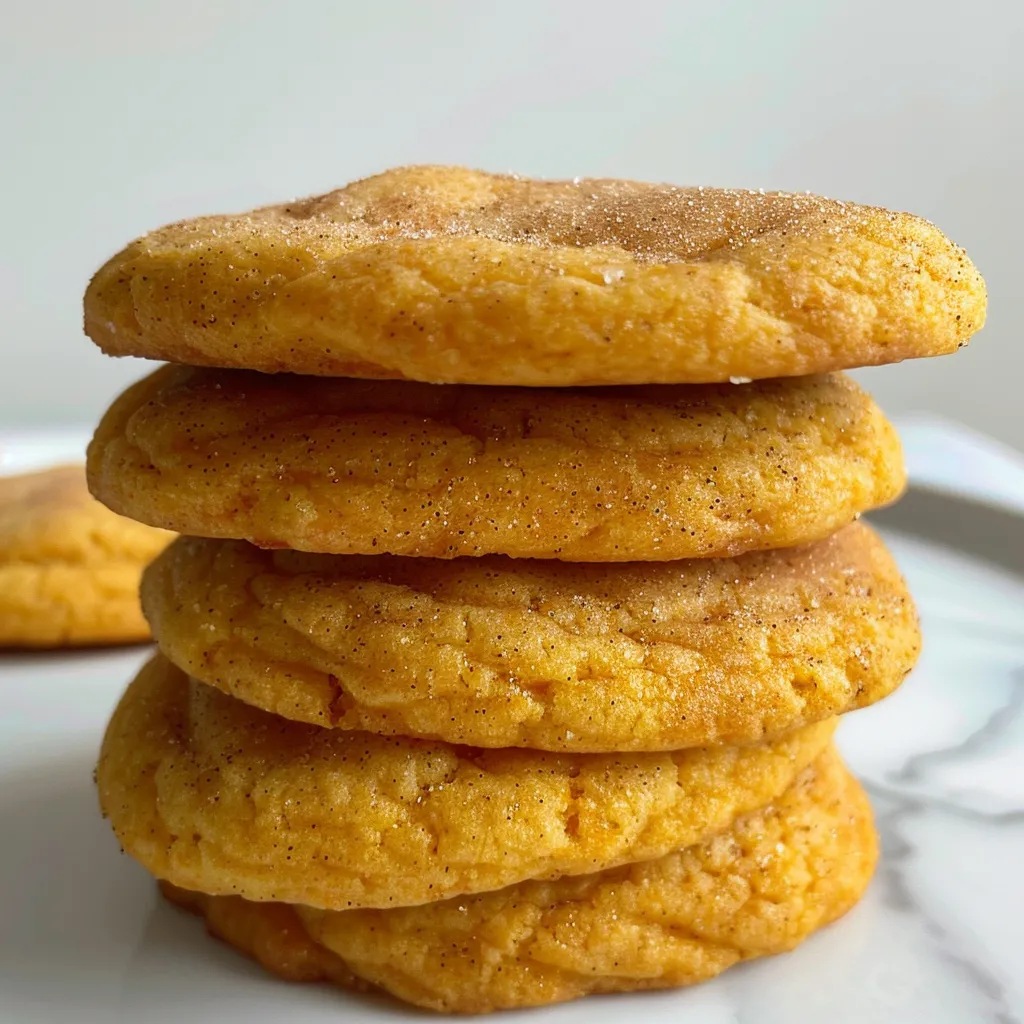 Pumpkin Snickerdoodle Cookies