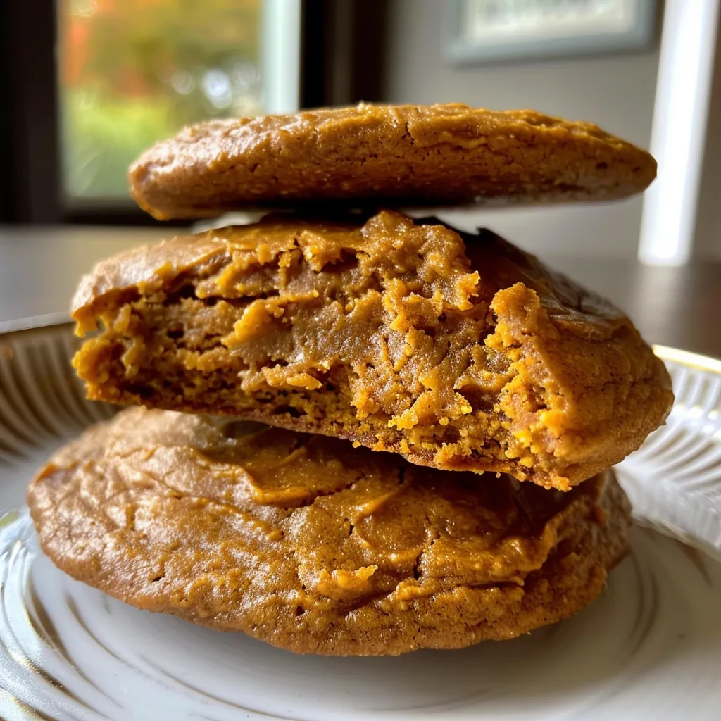 Pumpkin Cookies with Cinnamon Cream Cheese Frosting