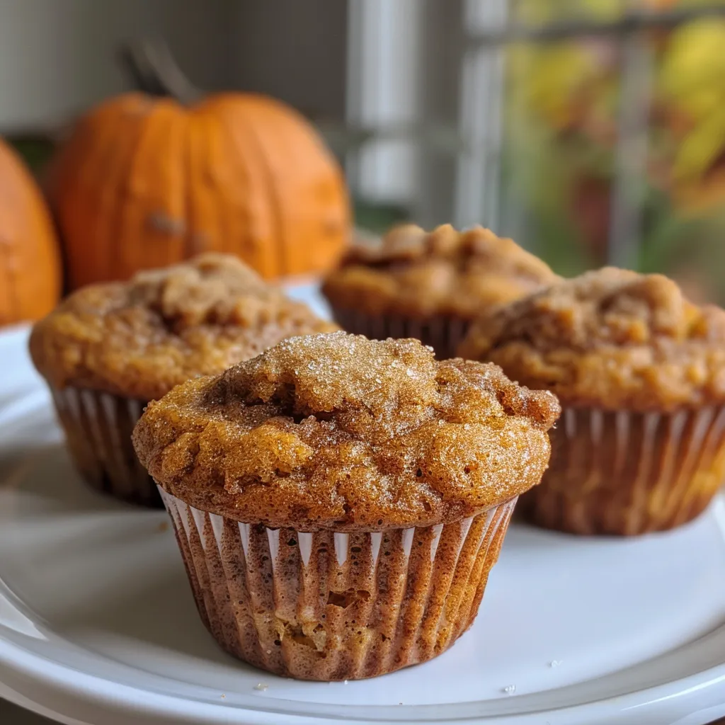 Cinnamon Sugar Pumpkin Muffins