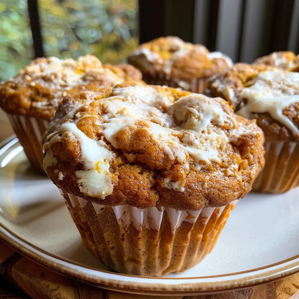 Best Swirled Pumpkin Cream Cheese Muffins Recipe