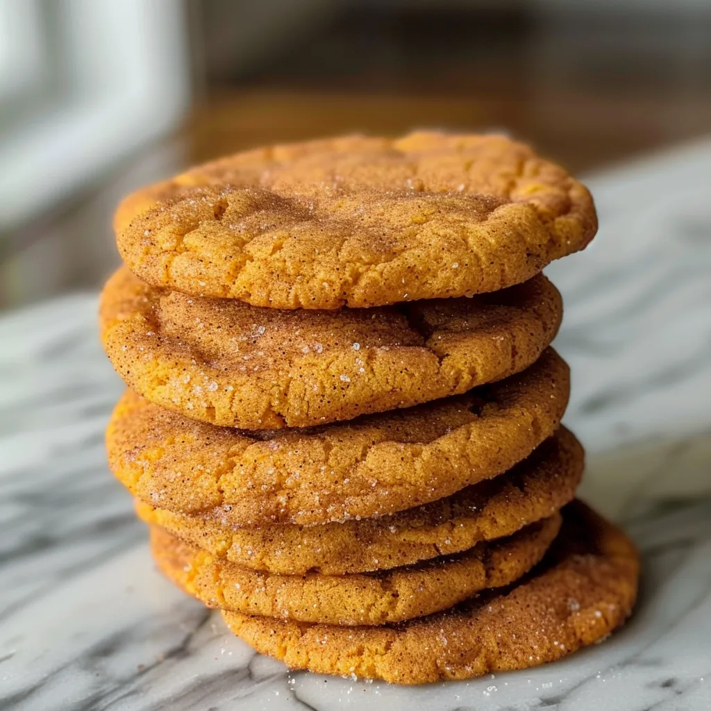 Pumpkin Snickerdoodle Cookies