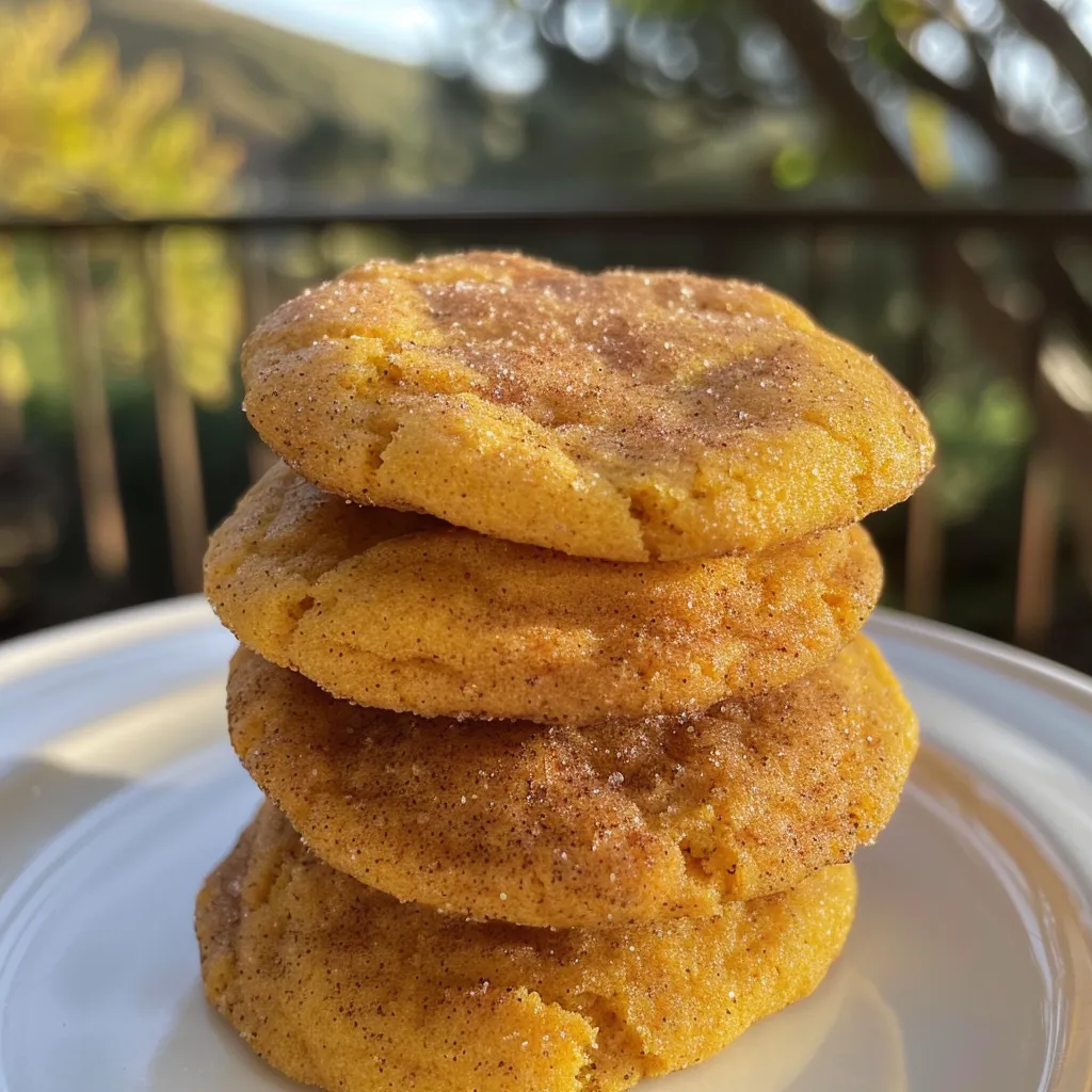 Pumpkin Snickerdoodle Cookies