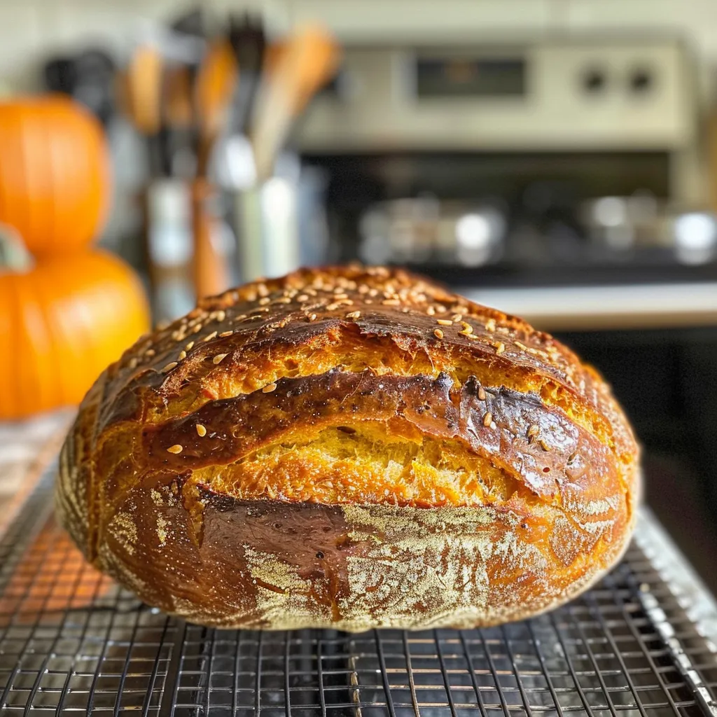 Pumpkin Sourdough Bread