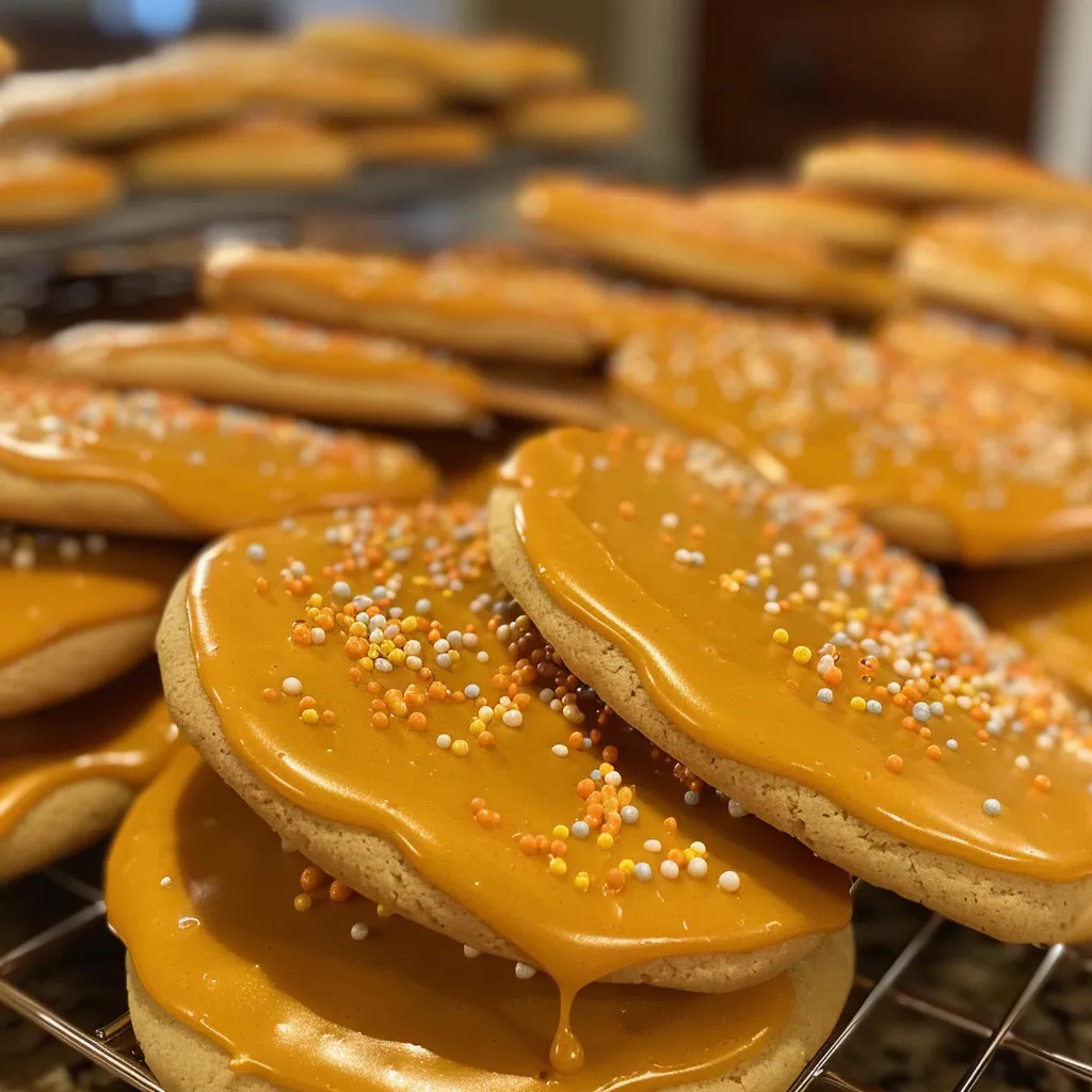 Pumpkin Sugar Cookies