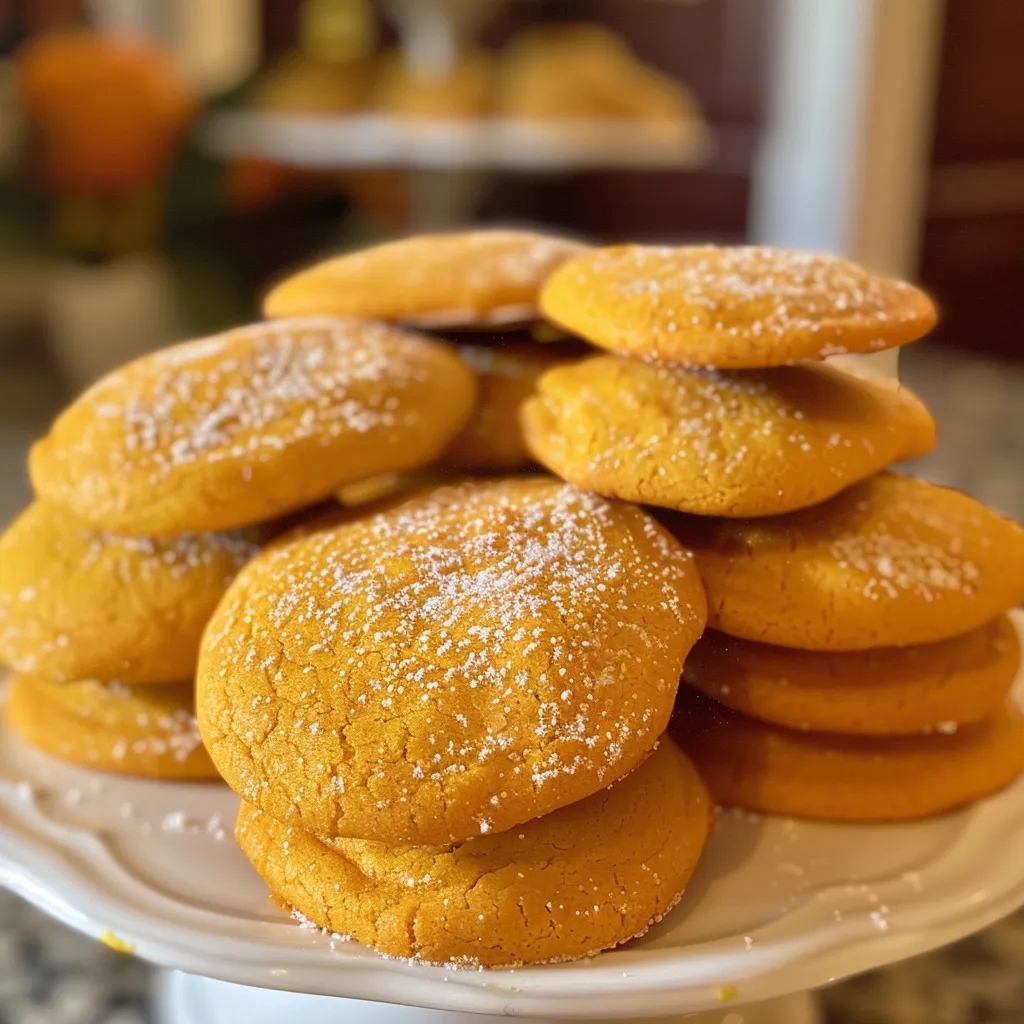 Pumpkin Sugar Cookies