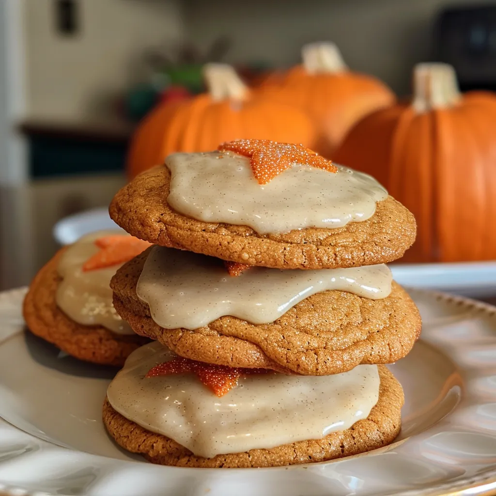 Pumpkin Sugar Cookies