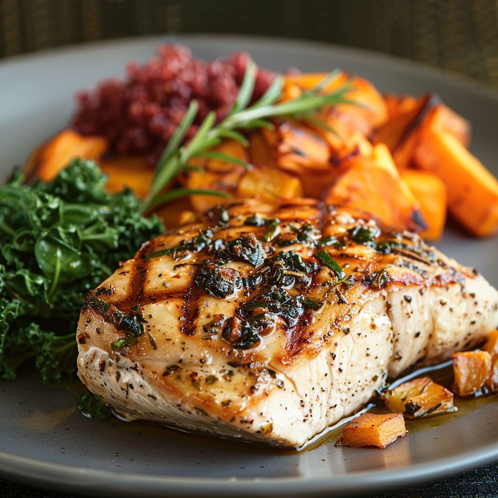 A beautifully arranged table featuring various high-protein fall dinner dishes.