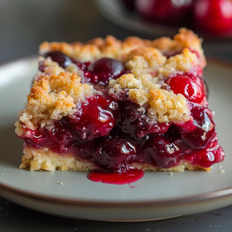A close-up view of a slice of blueberry lemon french toast casserole on a white marble surface.
