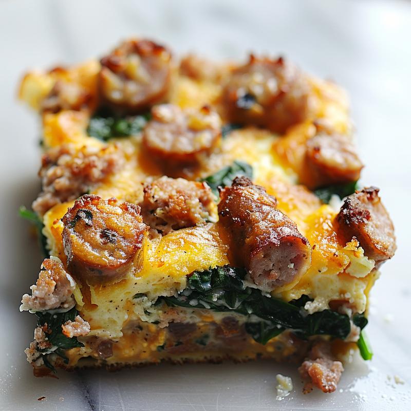 Close-up of a serving of sweet potato casserole on a natural wood board, showcasing its texture and creamy topping.