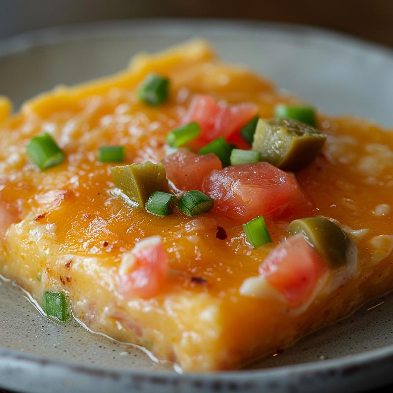 Close-up of creamy queso dip on a grey plate.